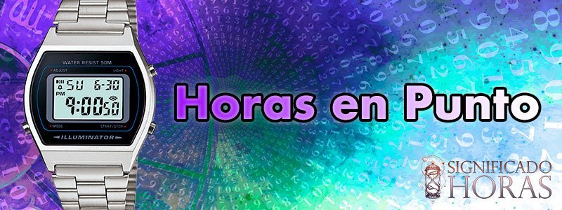 Hora 9:00 - Horas en punto - Significado de las Horas