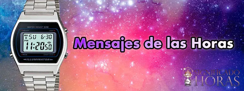 significado de la hora 1120 - Casio