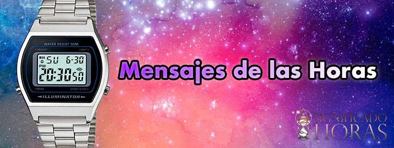 significado de la hora 20:30 - Casio